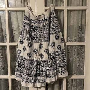 😉Bundle Days😉 Women’s Passport Skirt Sun Floral Geometric Flowy Black White Maxi